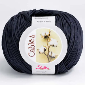 Cotone Cablé 4 - Silke - Colore: 985 - CANNA DI FUCILE - by LacariaRicami.Store