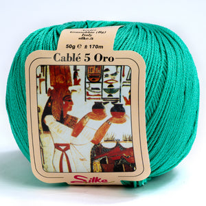 Cotone CABLE' 5 ORO - Silke - 09 - GIADA - LacariaRicami.Store