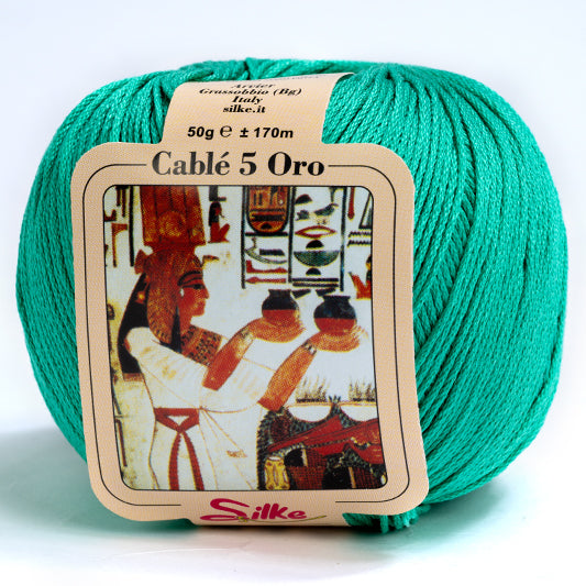 Cotone CABLE' 5 ORO - Silke - 09 - GIADA - LacariaRicami.Store