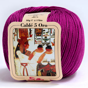 Cotone CABLE' 5 ORO - Silke - 13 - OLEANDRO - LacariaRicami.Store