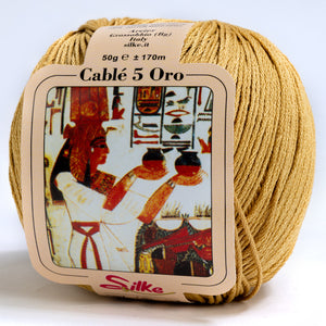 Cotone CABLE' 5 ORO - Silke - 15 - GIALLO ORO - LacariaRicami.Store