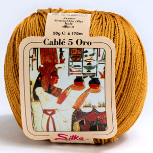 Cotone CABLE' 5 ORO - Silke - 18 - SENAPE - LacariaRicami.Store
