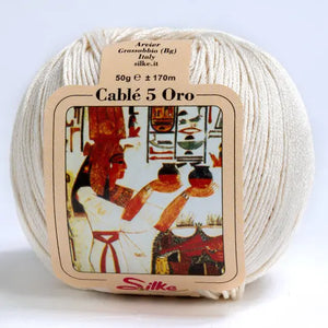 Cotone Cablé 5 ORO - Silke - Colore: 29 - GREGGIO - by LacariaRicami.Store
