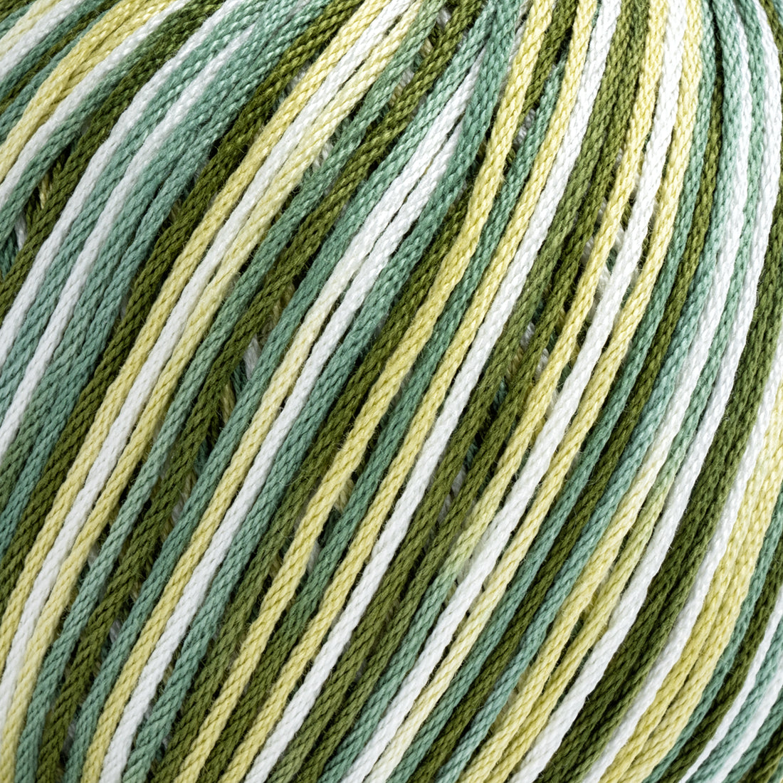 Cotone Cablé 5 Oro Sfumato - Silke - 97 - VERDE SFUMATO - LacariaRicami.Store