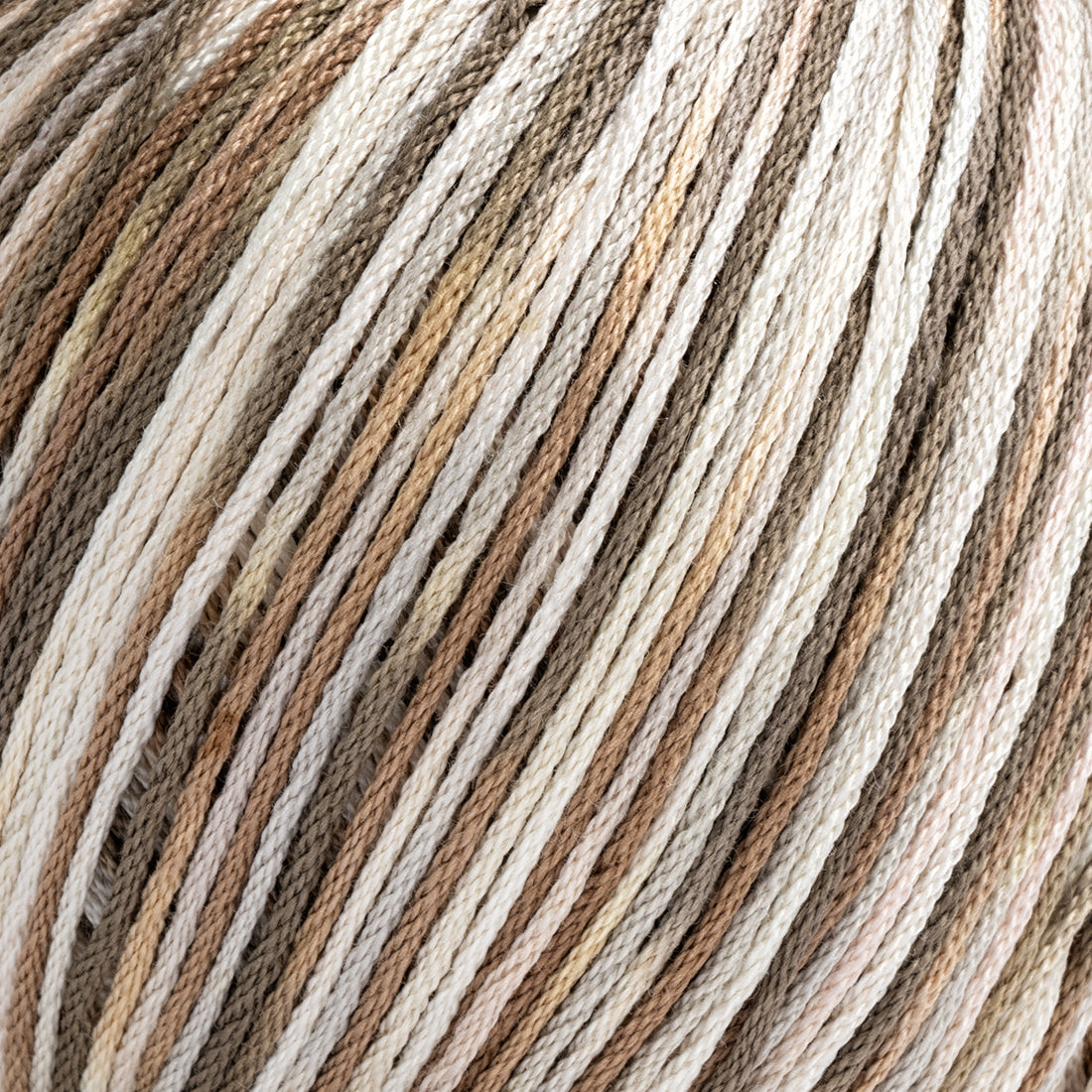 Cotone Cablé 5 Oro Sfumato - Silke - 106 - PANNA/MARRONE MIX SFUMATO - LacariaRicami.Store