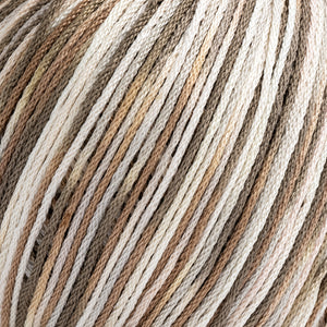 Cotone Cablé 5 Oro Sfumato - Silke - 106 - PANNA/MARRONE MIX SFUMATO - LacariaRicami.Store