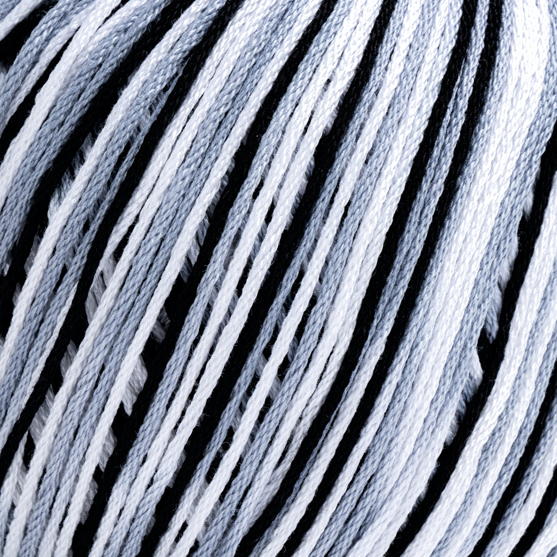 Cotone Cablé 5 Oro Sfumato - Silke - 110 - BIANCO/GRIGIO/NERO SFUMATO - LacariaRicami.Store