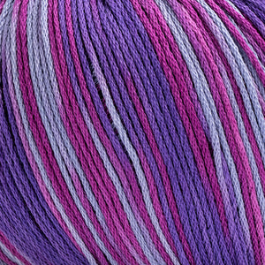 Cotone Cablé 5 Oro Sfumato - Silke - 323 - VIOLA/ROSA SFUMATO - LacariaRicami.Store