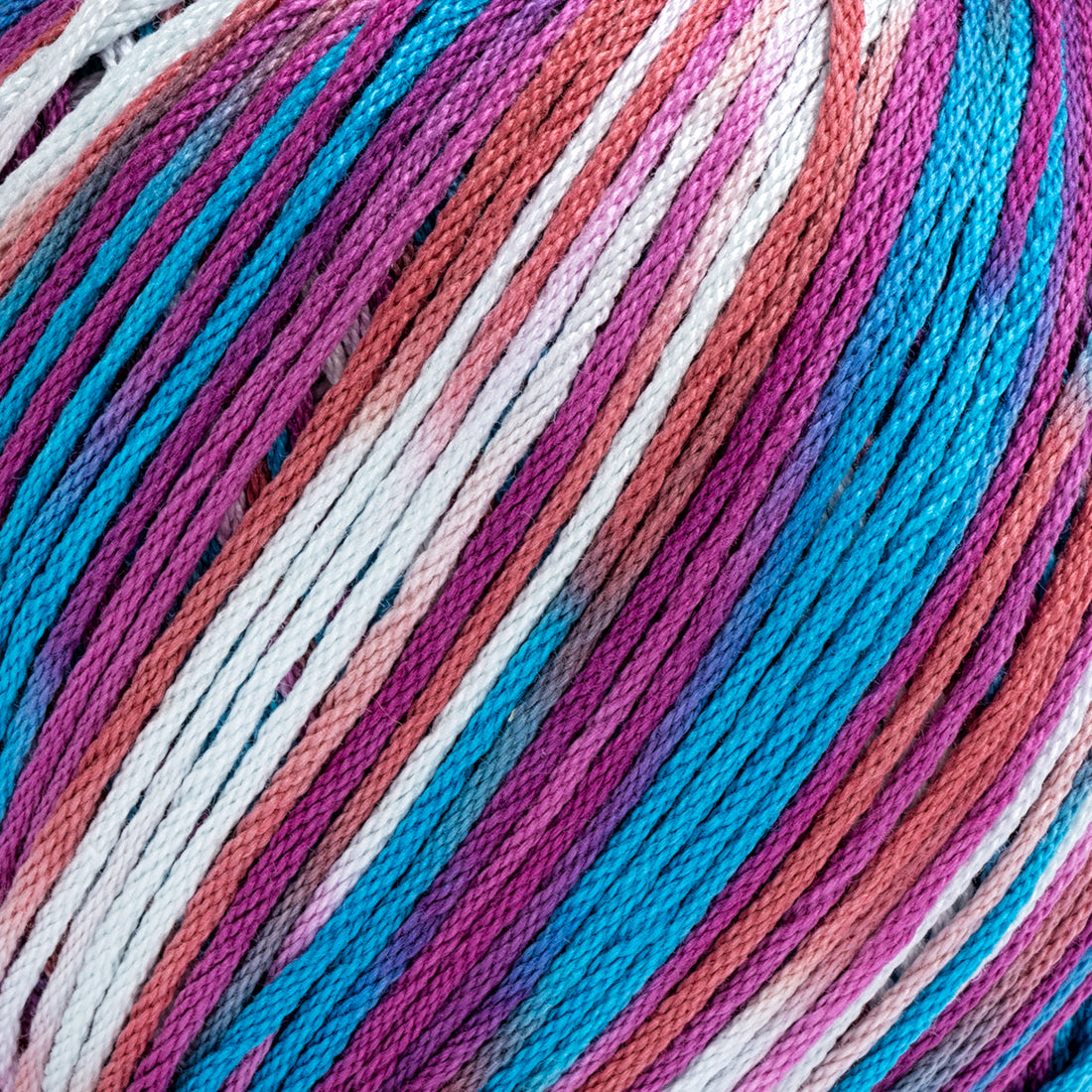 Cotone Cablé 5 Oro Sfumato - Silke - 327 - CELESTE/VIOLA MIX SFUMATO - LacariaRicami.Store