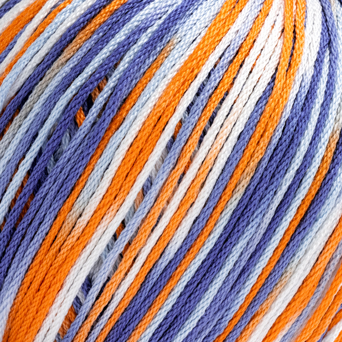 Cotone Cablé 5 Oro Sfumato - Silke - 329 - BLU/ARANCIO MIX SFUMATO - LacariaRicami.Store