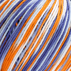 Cotone Cablé 5 Oro Sfumato - Silke - 329 - BLU/ARANCIO MIX SFUMATO - LacariaRicami.Store