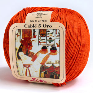 Cotone CABLE' 5 ORO - Silke - 920 - ARAGOSTA - LacariaRicami.Store