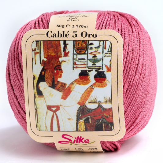 Cotone CABLE' 5 ORO - Silke - 940 - CIPOLLA - LacariaRicami.Store
