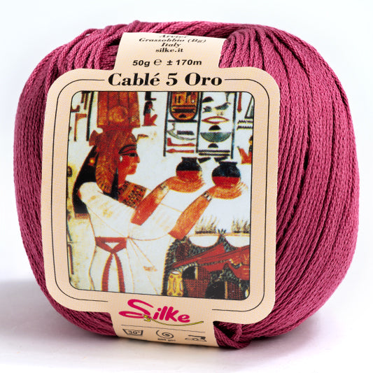 Cotone CABLE' 5 ORO - Silke - 975 - TROPEA - LacariaRicami.Store
