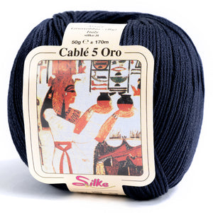 Cotone CABLE' 5 ORO - Silke - 985 - CANNA DI FUCILE - LacariaRicami.Store