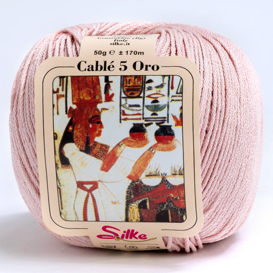 Cotone CABLE' 5 ORO - Silke - 9320 - CIPRIA - LacariaRicami.Store