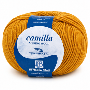 Lana CAMILLA - Bertagna Filati - Colore: 850 - GIALLO ORO - by LacariaRicami.Store