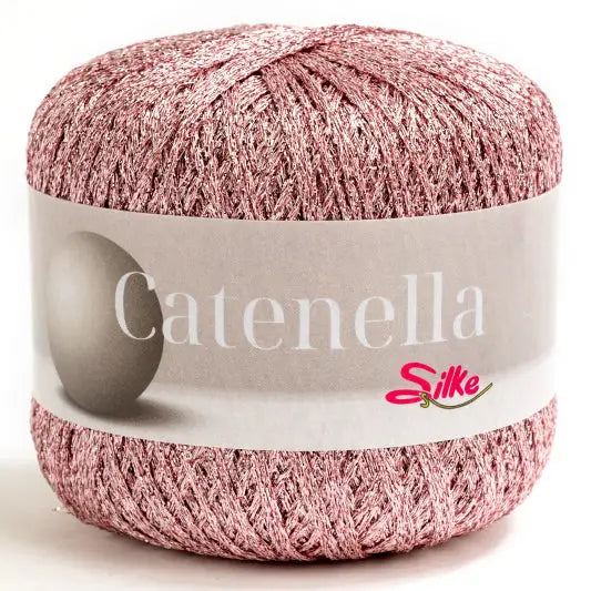 Lurex CATENELLA - Silke - 146 - ROSA - LacariaRicami.Store