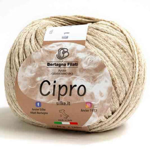 Cotone CIPRO - Bertagna Filati 1 - BEIGE - LacariaRicami.Store