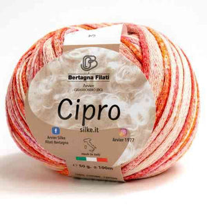 Cotone CIPRO - Bertagna Filati - Colore: 3 - PESCA - by LacariaRicami.Store