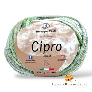 Cotone CIPRO - Bertagna Filati 4 - VERDE - LacariaRicami.Store