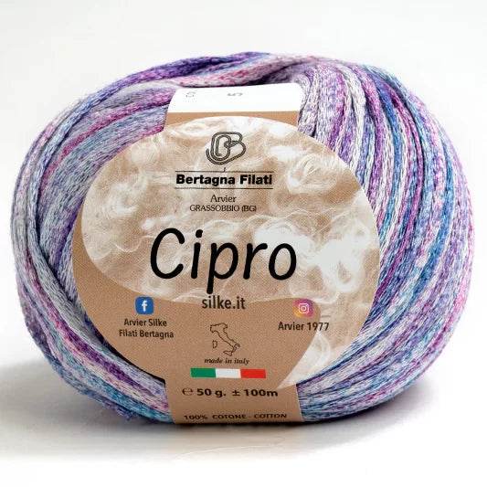Cotone CIPRO - Bertagna Filati - 5 - LILLA - LacariaRicami.Store