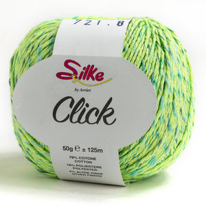 Cotone CLICK - Silke - Colore: 717 - VERDE - by LacariaRicami.Store