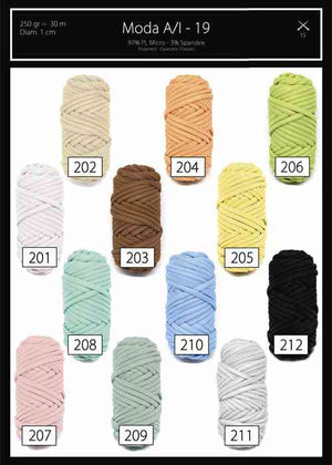 Catenella Tubolare CLUTCH - Tropical Lane - LacariaRicami.Store