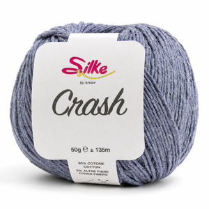 Cotone CRASH - Silke - Colore: 100 - JEANS - by LacariaRicami.Store