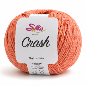 Cotone CRASH - Silke - Colore: 141 - SALMONE - by LacariaRicami.Store