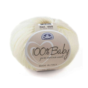 Lana 100% BABY 3 - DMC - Colore: 03 - AVORIO - by LacariaRicami.Store