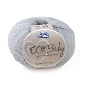 Lana 100% BABY 3 - DMC 121 - GRIGIO PERLA - LacariaRicami.Store