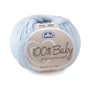 Lana 100% BABY 3 - DMC - Colore: 71 - AZZURRO BABY - by LacariaRicami.Store