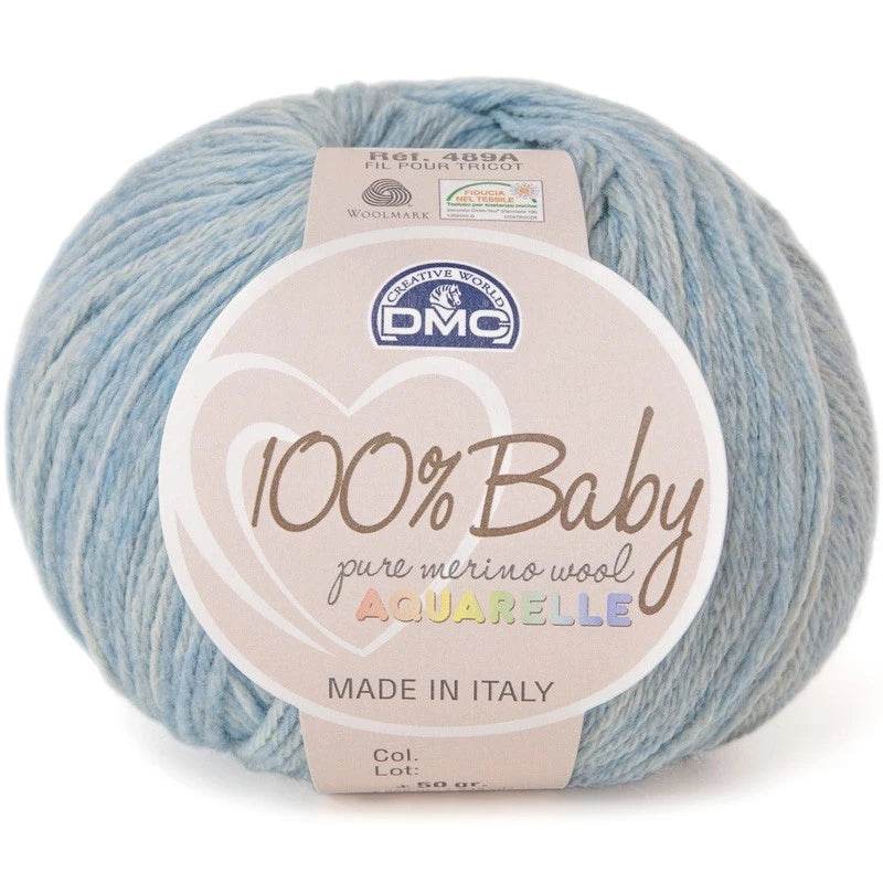 Lana 100% BABY AQUARELLE - DMC - - LacariaRicami.Store