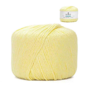 Filato Lana ANGEL - DMC 116 - GIALLO TENUE - LacariaRicami.Store