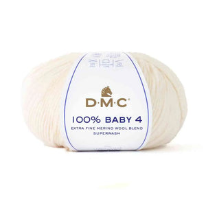 Lana 100% BABY 4 - DMC - Colore: 101 - PELLE CHIARO - by LacariaRicami.Store