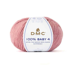 Lana 100% BABY 4 - DMC - Colore: 105 - ROSA ANTICO - by LacariaRicami.Store