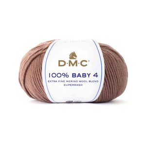 Lana 100% BABY 4 - DMC 106 - CACAO - LacariaRicami.Store