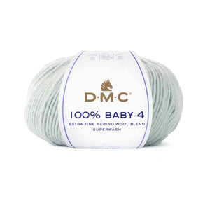 Lana 100% BABY 4 - DMC 107 - VERDE ACQUA - LacariaRicami.Store