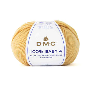 Lana 100% BABY 4 - DMC 110 - SENAPE - LacariaRicami.Store