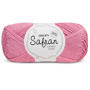Cotone Safran - DROPS - Colore: 02 - ROSA MEDIO - by LacariaRicami.Store