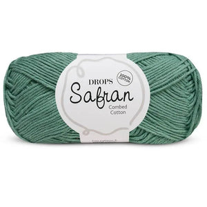 Cotone Safran - DROPS - Colore: 04 - VERDE SALVIA - by LacariaRicami.Store