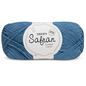 Cotone Safran - DROPS - Colore: 06 - BLU DENIM - by LacariaRicami.Store