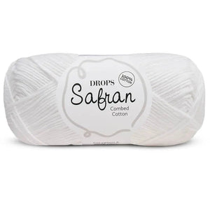 Cotone Safran - DROPS - Colore: 17 - BIANCO - by LacariaRicami.Store