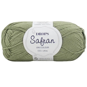 Cotone Safran - DROPS - Colore: 60 - VERDE MUSCHIO - by LacariaRicami.Store