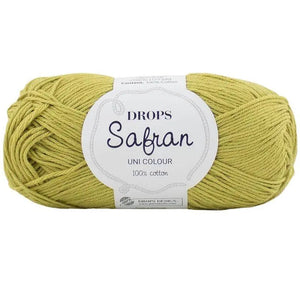 Cotone Safran - DROPS - Colore: 61 - TÉ VERDE - by LacariaRicami.Store