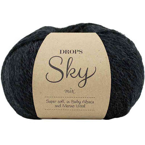 Lana SKY - DROPS - Colore: 05 - ANTRACITE - by LacariaRicami.Store