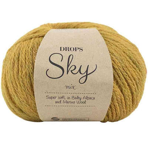 Lana SKY - DROPS - Colore: 17 - CURRY - by LacariaRicami.Store