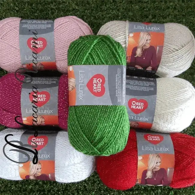 Lana LISA LUREX - RED HEART - - LacariaRicami.Store