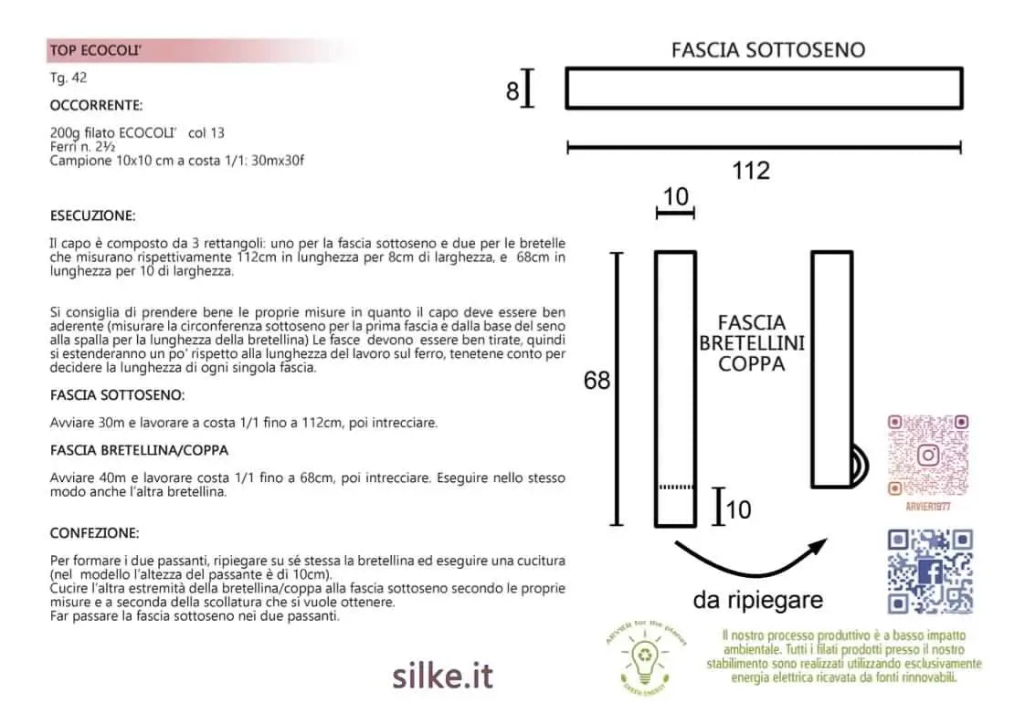 Cotone-Lino ECOCOLÌ - Silke - - LacariaRicami.Store